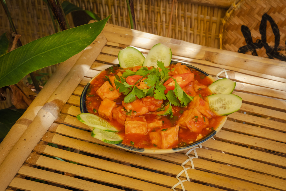 Đậu khuôn sốt cà