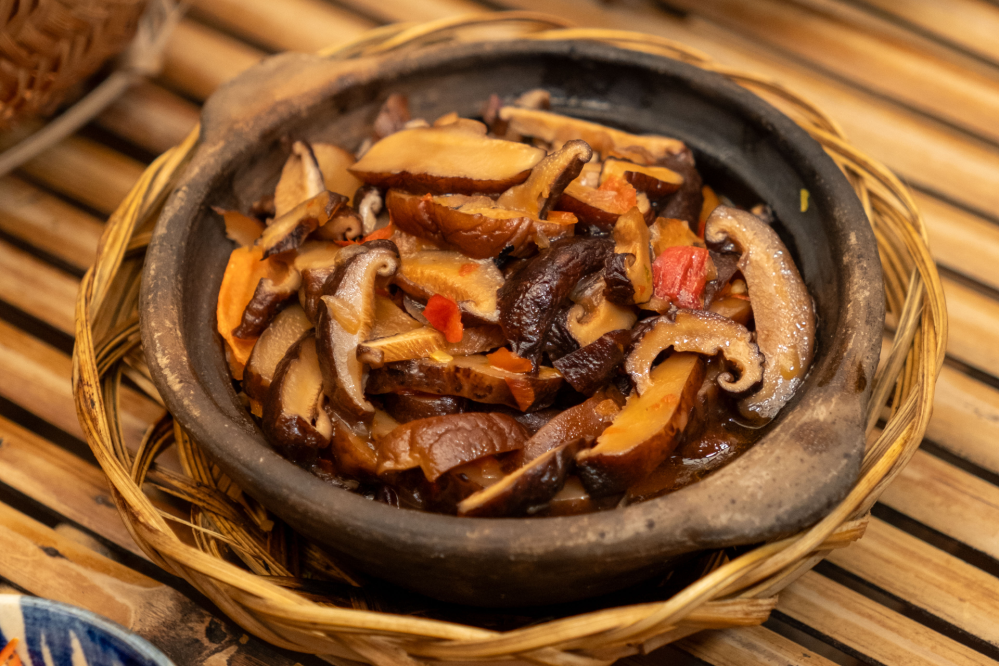 Nấm đông cô kho tiêu
