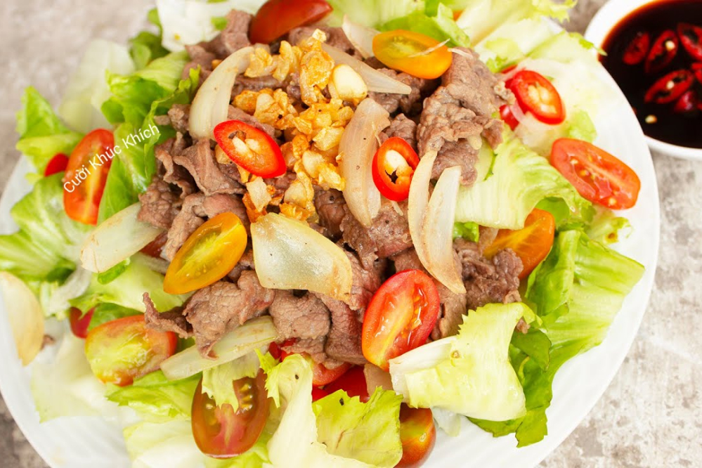 Salad trộn bò