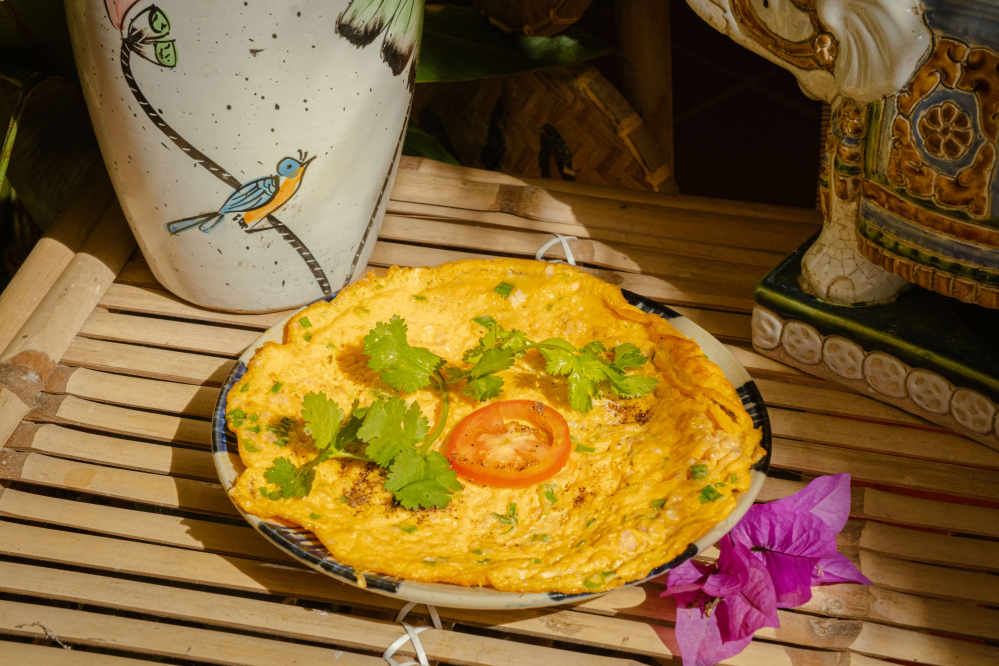 Trứng chiên thịt bằm