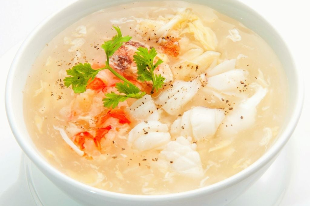 Súp nấm tuyết Hải Sản