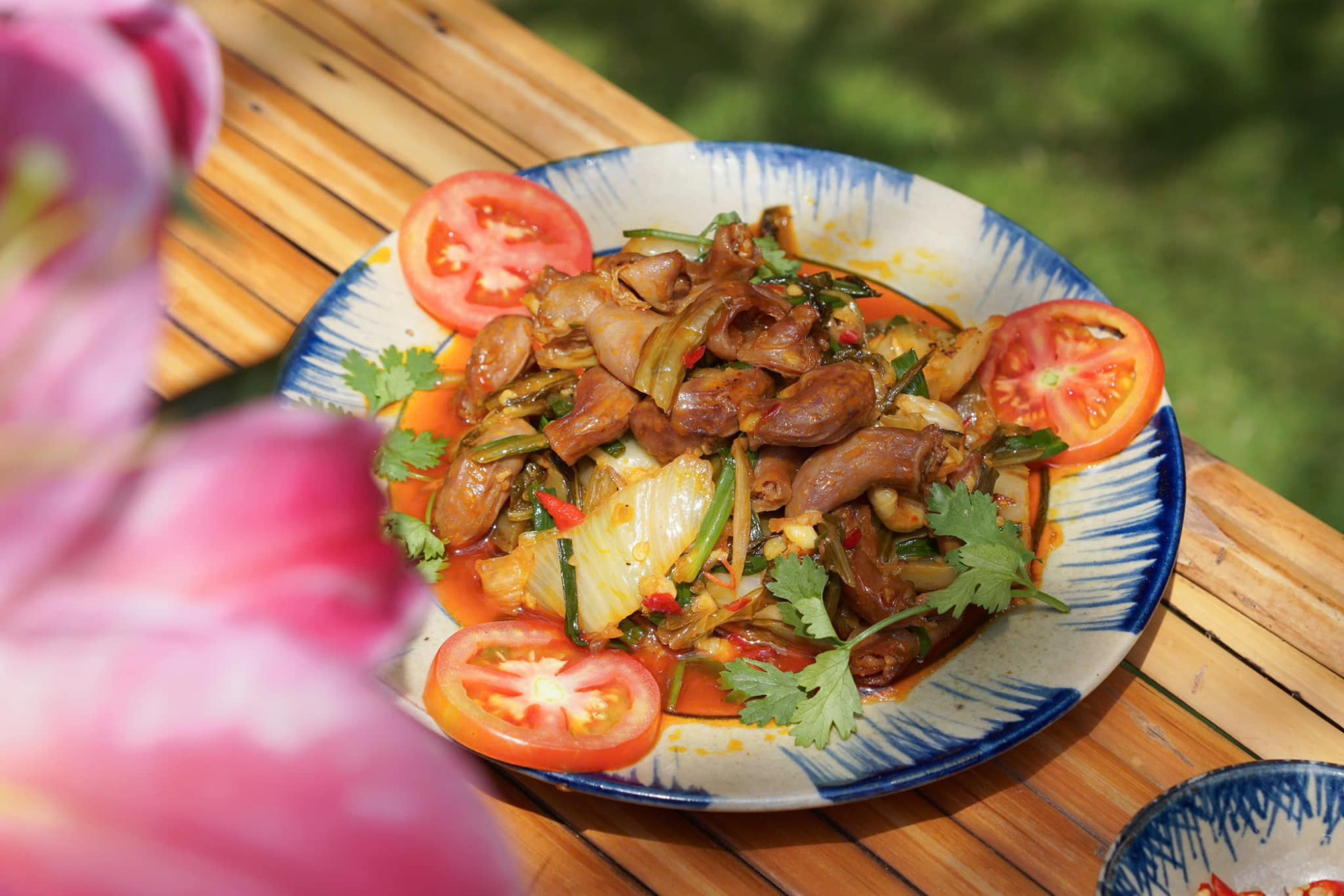 Bao tử cá om dưa