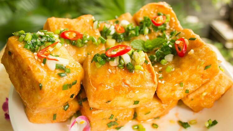 Đậu khuôn chiên mỡ hành