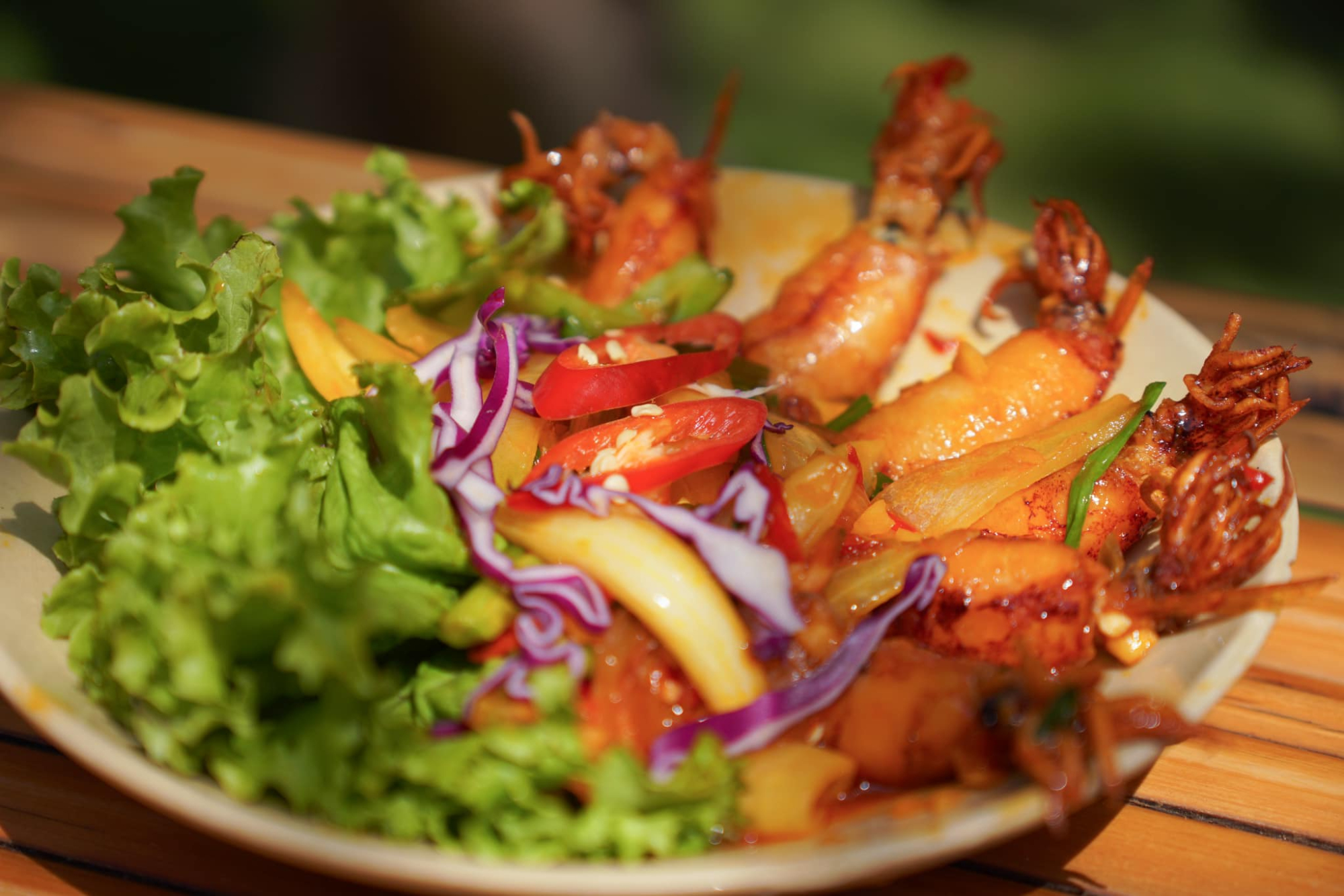 Mực trứng chiên nước mắm