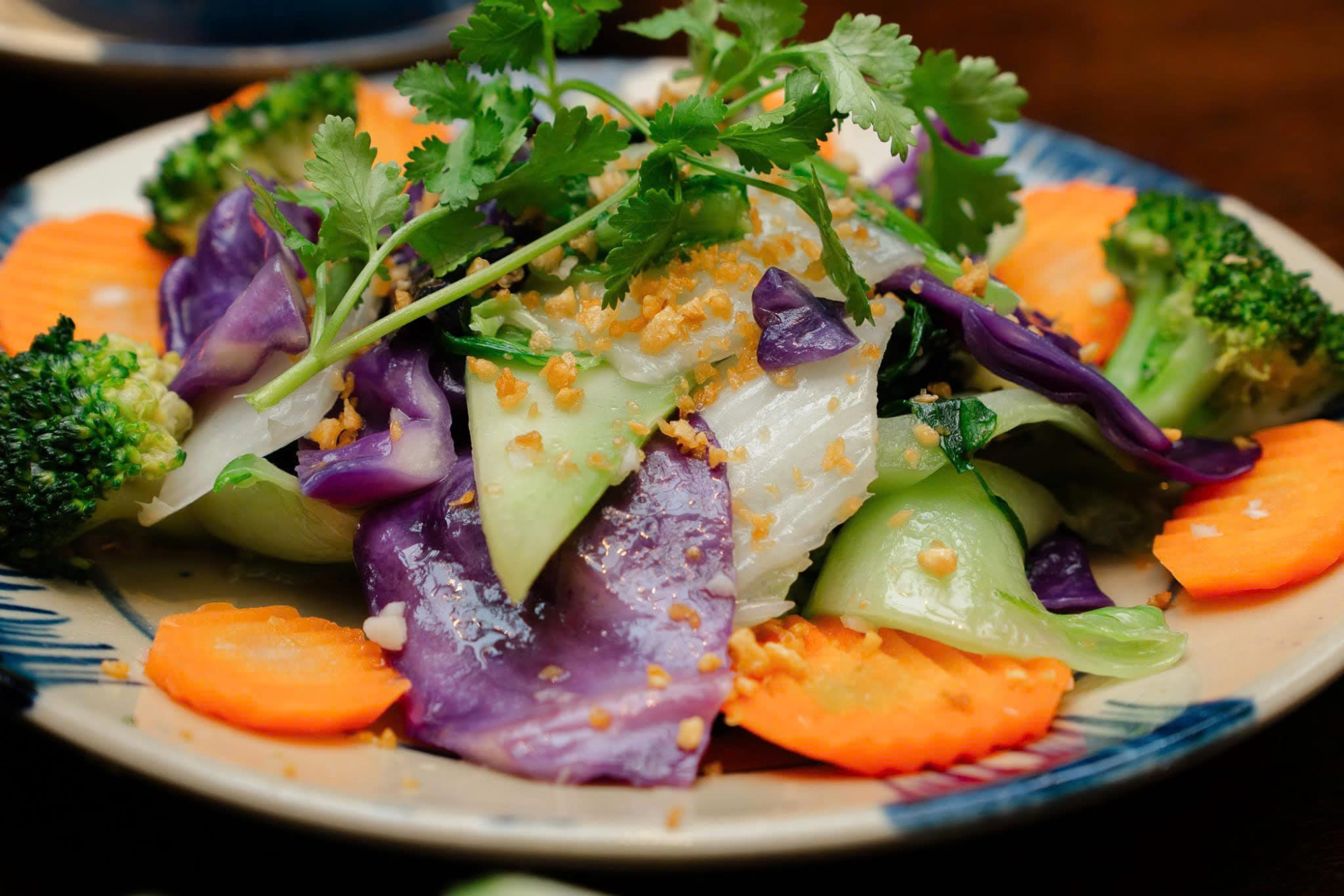 Rau thập cẩm xào tỏi