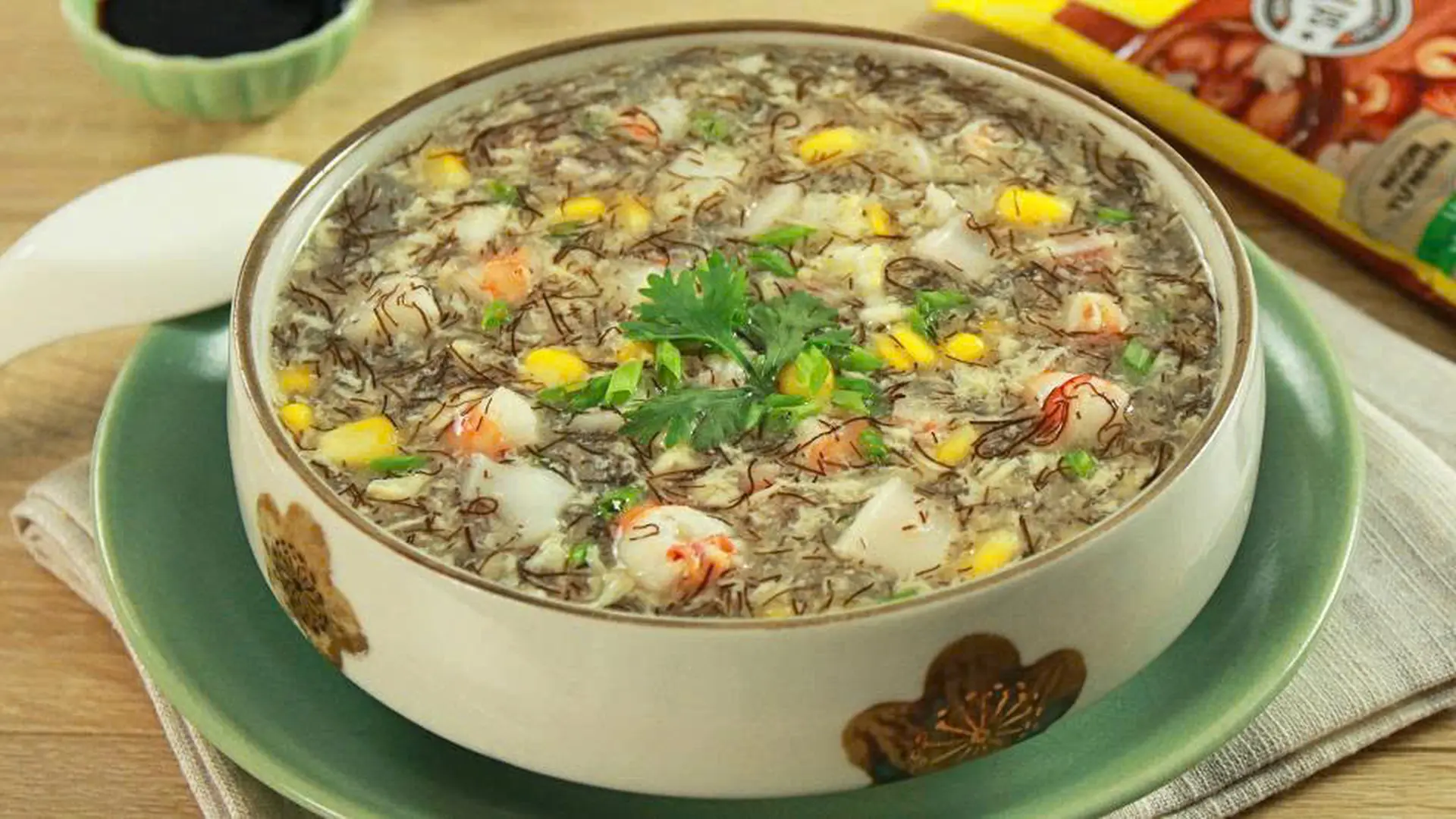 Súp sò điệp tóc tiên hải sản